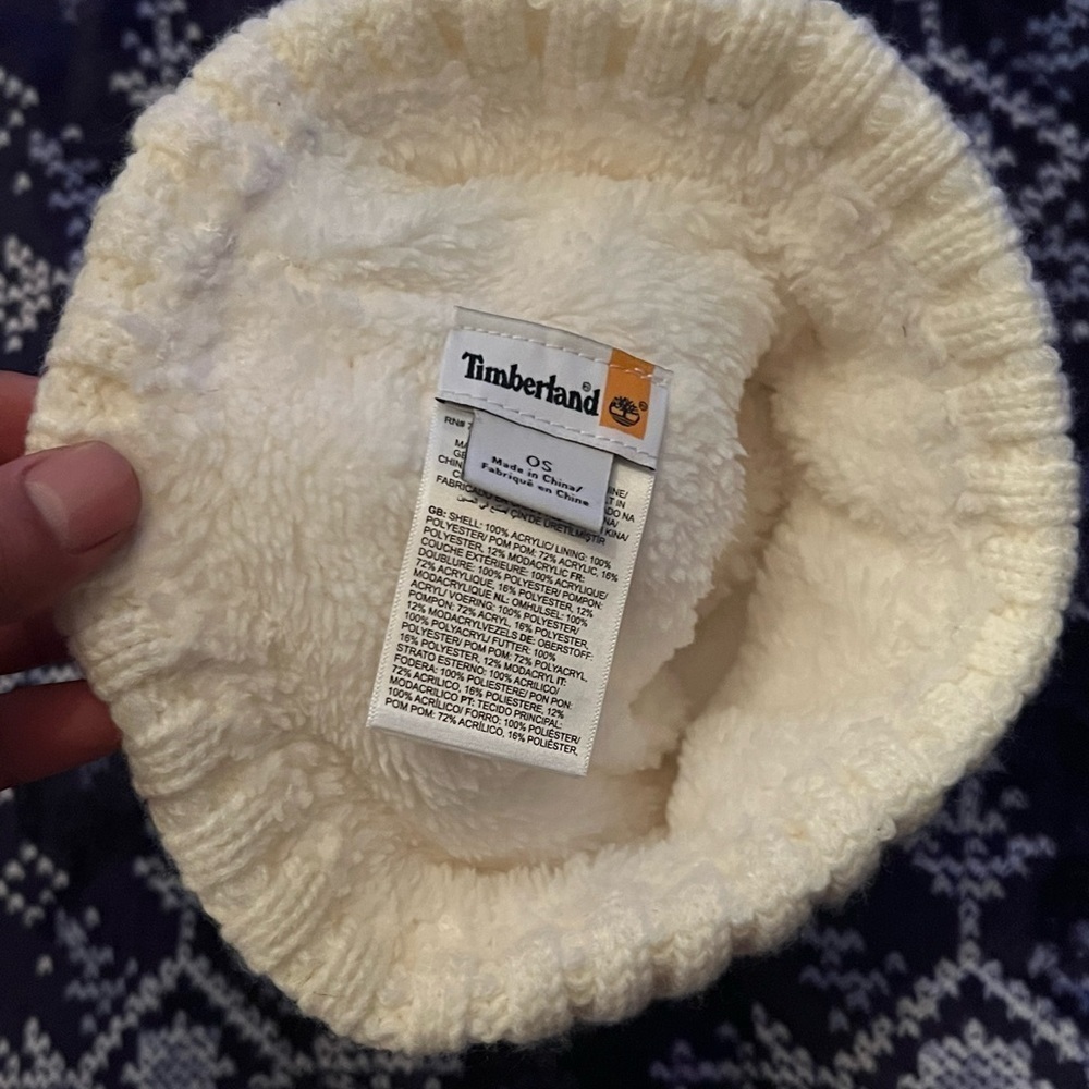Timberland fleece lined beanie - Picture 3 of 3